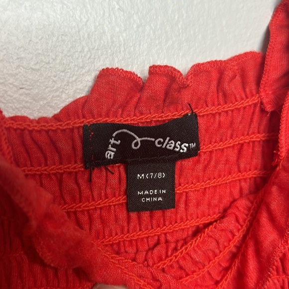 5 for $20! Art Class Red Tank Size M 7/8 - Picture 4 of 5